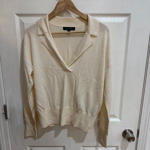 Banana Republic Cream Sweater 100% Merino Wool